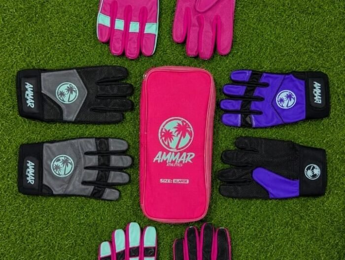 Tropical Palm Series Performance Batting Gloves with Matching Pouch
