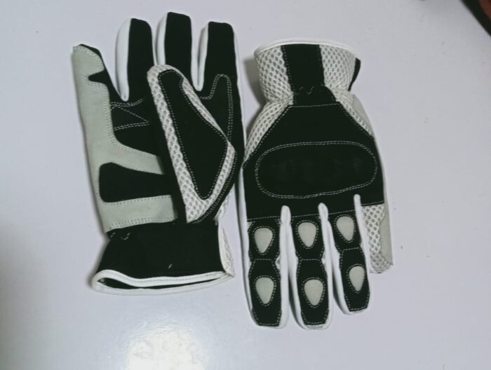 Ventilated Mesh & Knuckle-Protected Full-Finger Gloves